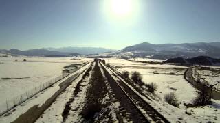 La Transiberiana dItalia SulmonaCarpinone innevata [upl. by Aidni]