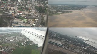 Superbes vues aériennes des capitales africaines Brazzaville Libreville Abidjan Bamako et Dakar [upl. by Garrison423]