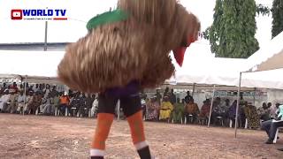 Côte dIvoire Démonstration de danse traditionnelle Bété [upl. by Pollie]