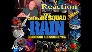 grandson amp Jessie Reyez  Rain from The Suicide Squad OFFICIAL VIDEO REACTION [upl. by Gnod]