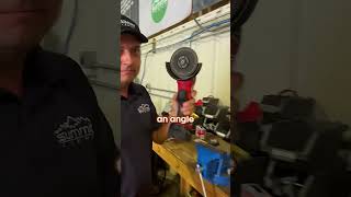 How to Sharpen Your Mower Blades EXPLAINED in 60 seconds or less [upl. by Faythe]