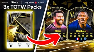 I PACKED 3x TOTW CARDS IN FC 25 😨 FC 25 Ultimate Team [upl. by Llenor]