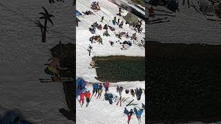 Water Slide Challenge Grimentz 01 Val dAnniviers skiing ski switzerland suisse schweiz snow [upl. by Ahsemaj]