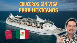 🇲🇽 Cruceros por el Caribe sin visa 20242025 con PASAPORTE de MÉXICO [upl. by Netty534]