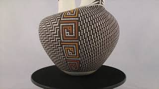 Wedding Vase by Frederica Antonio Acoma Pueblo [upl. by Ecenahs]