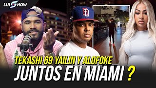 TEKASHI 69  YAILIN Y ALOFOKE JUNTOS EN MIAMI [upl. by Mak919]