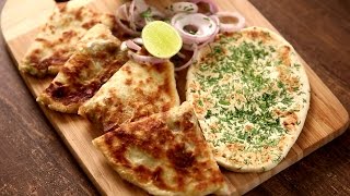 Amritsari Kulcha Recipe  Homemade Plain And Aloo Kulcha  The Bombay Chef  Varun Inamdar [upl. by Notnats]