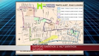 Road closures for Hartford Marathon [upl. by Samalla]