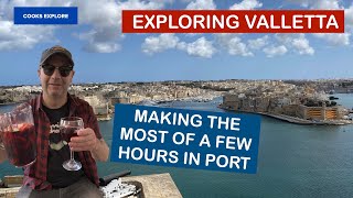 Exploring Valetta Malta  Making the most of a few hours in port [upl. by Zigmund]