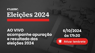 AO VIVO Apuração das Eleições 2024 acompanhe o resultado de SP e de outras capitais do Brasil [upl. by Arabella]