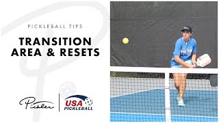 Pickleball Tips Transition Area amp Resets [upl. by Amsab]