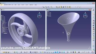 CATIA Training Course Exercises for Beginners  10  CATIA Multi Sections Solid Practice Drawings [upl. by Miculek]