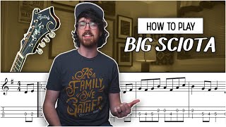 How to Play quotBig Sciotaquot Melody and Solo  Mandolin Lesson Advanced [upl. by Pax]