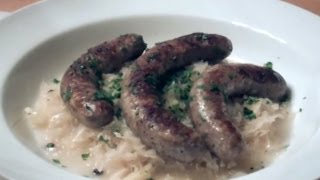 Quick German Bratwurst and Sauerkraut Dish [upl. by Neddy]