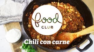 Chili Con Carne  Steg för steg  FoodClub [upl. by Aneeles]