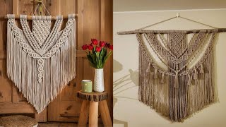 Amazing Macrame Wall Hanging decorations for home 🏠 [upl. by Luigino688]