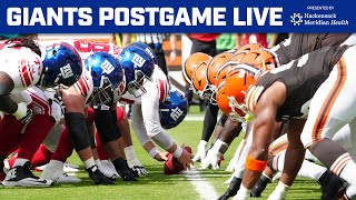 New York Giants vs Cleveland Browns Week 3  Postgame Recap amp Analysis [upl. by Cresa914]