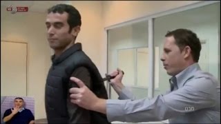 Reporter Actually Gets Stabbed on TV While Testing KnifeProof Vest [upl. by Bakeman]