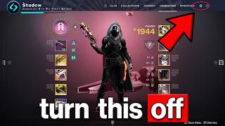 20 Destiny Settings You Need to Turn Off Now Updated 2024 [upl. by Idou]