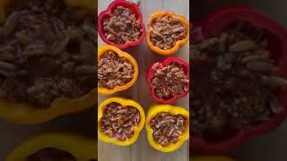 Stuffed Bell Peppers  Betty Crocker Approved [upl. by Bonner]