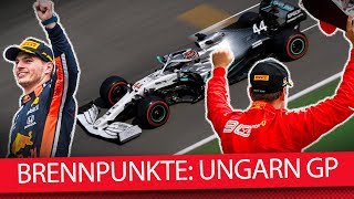 5 Brennpunkte vor dem Ungarn GP  Formel 1 2019 Vorschau [upl. by Ahsinwad]