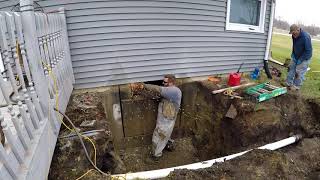 Egress Window Installation on an existing foundation [upl. by Felita721]