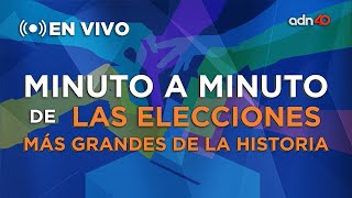 Minuto a minuto de las elecciones más grandes de la historia VotaMéxico2024 [upl. by Dnaloy]