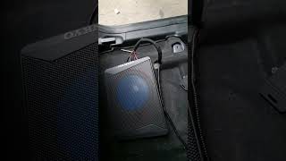 Honda Jazz Underseat Amplified Subwoofer Install soundcheck caraudio underseatamplifiedsub onkyo [upl. by Ahsii]