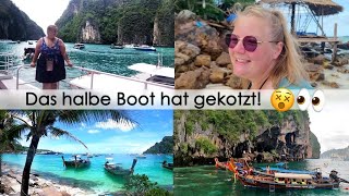 Phi Phi Islands  Thailands Wunder  Kotzorgie im Speedboat  PrimaDina [upl. by Erehs]