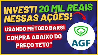 🔥INVESTI 20 MIL REAIS NESSAS AÇÕES abaixo do preço teto  MÉTODO BARSI DE INVESTIR [upl. by Bradshaw]