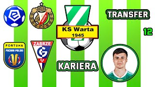 EA Sports FC 24  Kariera Warta Sieradz   Widzew Łódź    Gòrnik Zabrze [upl. by Ailelc]