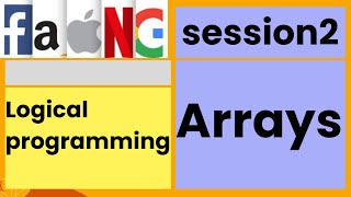 Logical programming  Arrays  session2  faangacademy [upl. by Christianson633]