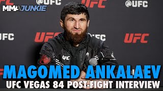 Magomed Ankalaev Ready For UFC 300 vs Alex Pereira Promises No Takedowns  UFC Fight Night 234 [upl. by Leeann317]