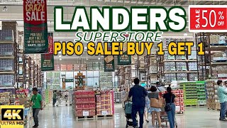 LANDERS  SUPER CRAZY SALE PISO SALE  BUY 1 GET 1  SHOPPING amp TOUR  Len TV Vlog  Angeles City [upl. by Post618]