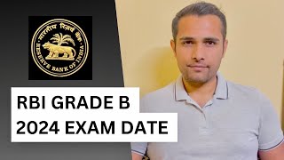 RBI grade B 2024 exam date [upl. by Ydnik]