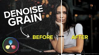 How to Denoise Grain in DaVinci Resolve 18 [upl. by Llenyt]