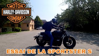 Essai du cruiser SPORTSTER S 2024 de chez Harley Davidson [upl. by Noguchi704]