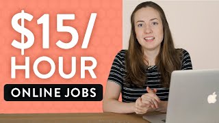 10 Online Jobs That Pay 15hr or More for Students in 2023 [upl. by Ahtnamas]