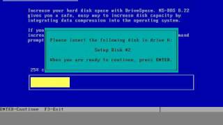 MSDOS 622 install [upl. by Mersey34]