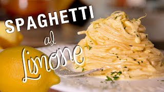 Spaghetti al Limone  Classic Lemon Pasta Recipe  The Pasta Queen [upl. by Mart]