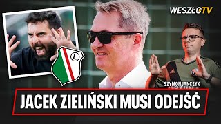 LEGIA W KRYZYSIE CZAS POŻEGNAĆ JACKA ZIELIŃSKIEGO [upl. by Firooc]