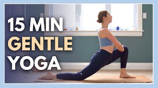 15 min Gentle Yoga for Flexibility amp Stress Reduction [upl. by Nnyllaf]