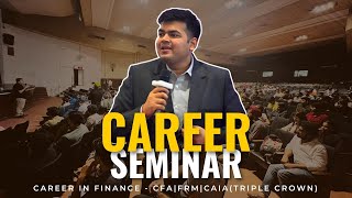 Careers in Finance  CFA  FRM  CAIATriple crown [upl. by Enimrac905]