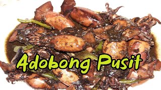 Adobong Pusit  Lumyagan  Lutong Bahay Recipe  Panlasang Pinoy [upl. by Ennaid]