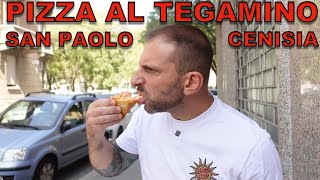 Pizza al tegamino SAN PAOLO e CENISIA a Torino [upl. by Terhune]