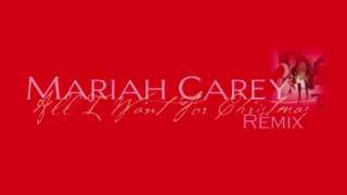 Mariah Carey  All I Want For Christmas Is You Remix  Lyrics [upl. by Dymoke]