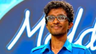 DHIRAAGU presents Maldivian Idol  The Security guard taking the stage [upl. by Cirdla]