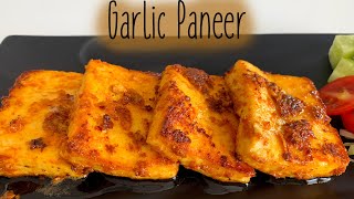 Garlic Paneer Restaurant Style Recipeno carbs Garlic Paneer Recipe [upl. by Aizatsana]