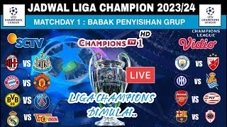 Jadwal Liga Champion 202324 Matchday 1 Live  Bayern vs Man United  Liga Champion Malam Ini [upl. by Croft]