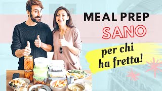 COME ORGANIZZO i pasti della settimana  MEAL PREP la tecnica per mangiare SANO per chi ha fretta [upl. by Remlap]